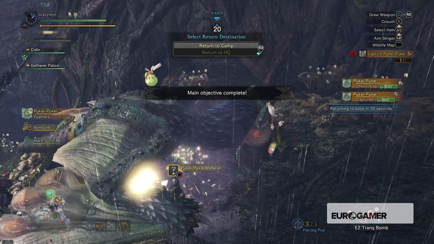 Monster Hunter World How to capture monsters large and small